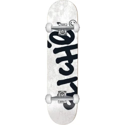 Cliche Handwritten First Push Skateboard 8.25 Inch – Pro quality 7-ply Canadian maple deck pre-assembled and ready to ride ideal for beginners