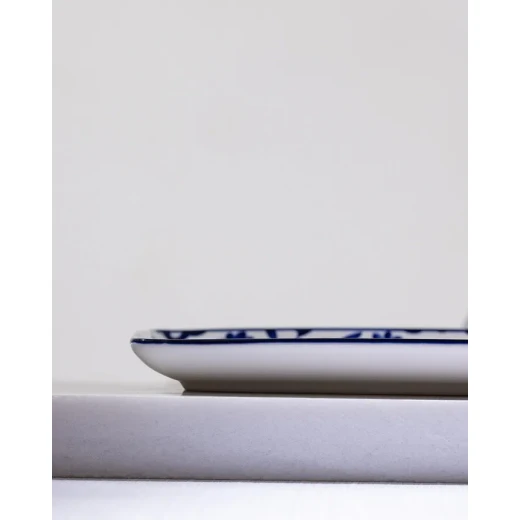 Madame COCO Reve Bleu Ellis Rectangular Porcelain Plate 22.5×12.2×2.2cm – Elegant Serving Plate for Food, Desserts & Appetizers, Ideal for Everyday Dining & Table Setting - Madame COCO - Image 7