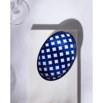 Madame COCO Reve Bleu Raye Oval Porcelain Plate 15.2×10×2.7cm – Elegant Serving Plate for Appetizers, Desserts & Snacks, Ideal for Everyday Dining & Table Setting - Madame COCO