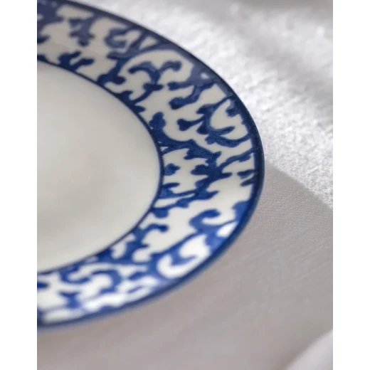 Madame COCO Reve Bleu Bliss Porcelain Pasta Plate 19cm Blue & White – Deep Serving Plate for Pasta, Noodles & Various Meals, Ideal for Everyday Dining and Table Setting - Madame COCO - Image 2