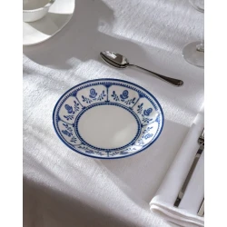 Madame COCO Reve Bleu Celeste Porcelain Dinner Plate 20cm – Elegant Serving Plate for Main Meals and Everyday Dining, Ideal for Stylish Table Setting & Entertaining
