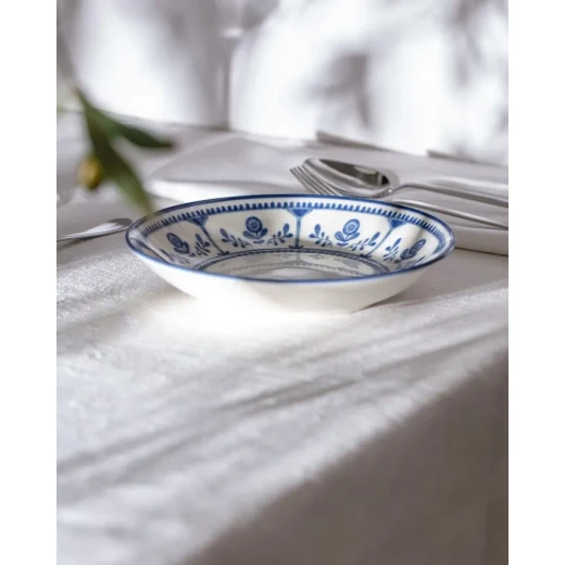 Madame COCO Reve Bleu Celeste Porcelain Dinner Plate 20cm – Elegant Serving Plate for Main Meals and Everyday Dining, Ideal for Stylish Table Setting & Entertaining - Madame COCO - Image 3