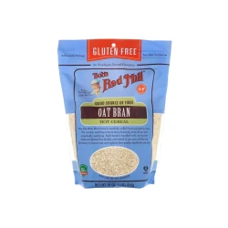 Bobs Red Mill Oat Bran Hot Cereal 16 oz 454g Whole Grain Fiber Rich Wholesome Breakfast Quick and Easy Healthy Morning Meal