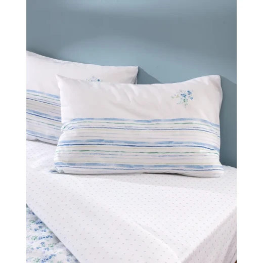 Madame Coco Squirre King Size Duvet Cover Set – Patterned Ranforce Duvet Cover 240×220cm with 2 Pillowcases 50×70cm and 240×260cm Sheet, Elegant Bedding Set with Carrier B - Madame COCO - Image 4