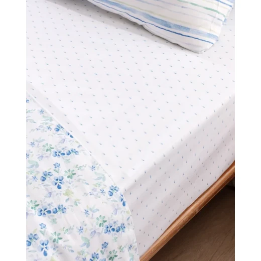Madame Coco Squirre King Size Duvet Cover Set – Patterned Ranforce Duvet Cover 240×220cm with 2 Pillowcases 50×70cm and 240×260cm Sheet, Elegant Bedding Set with Carrier B - Madame COCO - Image 3