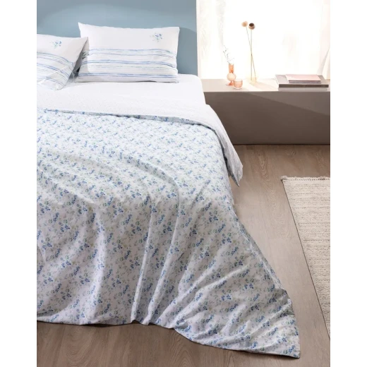 Madame Coco Squirre King Size Duvet Cover Set – Patterned Ranforce Duvet Cover 240×220cm with 2 Pillowcases 50×70cm and 240×260cm Sheet, Elegant Bedding Set with Carrier B - Madame COCO - Image 6
