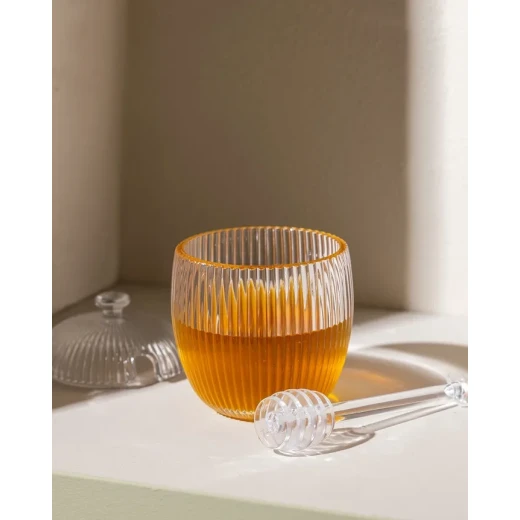 Paris Glass Honey Jar With Dipper Carrier bag 8,5X11,3CM - Madame COCO - Image 5