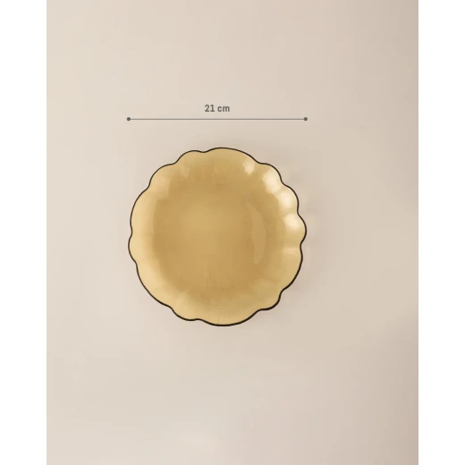 طبق كيك برانش من مدام كوكو 21×2 سم – طبق تقديم للحلويات والكعك بتصميم أنيق، مناسب للتقديم اليومي وتنسيق مائدة الطعام والضيافة - مدام كوكو - Image 4