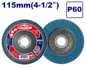 قرص تجليخ ورخام زركونيوم إيمتوب EMTOP EFDS1157 مقاس 115 ملم خشونة P60E للصنفرة والتنعيم وتجليخ المعادن والحديد أداة عالية الأداء للمحترفين قرص تجليخ ورخام زركونيوم إيمتوب EMTOP EFDS1157 مقاس 115 ملم خشونة P60E للصنفرة والتنعيم وتجليخ المعادن والحديد أداة عالية الأداء للمحترفين