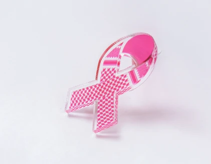 Pink Ribbon Awareness Pin Length 4cm Elegant Metal Brooch Support Symbol Perfect for Clothing Bags and Breast Cancer Awareness Events Pink Ribbon Awareness Pin Length 4cm Elegant Metal Brooch Support Symbol Perfect for Clothing Bags and Breast Cancer Awareness Events