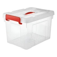 EMTOP 20" 33 Litre Plastic Storage Box Transparent EMTB2335 – TRANSPARENTE