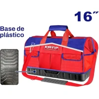 EMTOP ETBG28164 Heavy Duty Tool Bag Durable Fabric Construction with Multiple Compartments Organized Storage and Convenient Carrying Design for Professionals and DIYers