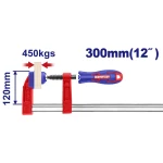 Vesto Impex ECLPF12101 120×300mm F Clamp – Heavy-Duty Clamping Tool for Securely Holding Wood and Metal Pieces During Assembly, Gluing and Repair, Ideal for Carpentry, Workshop & Maintenance Applications