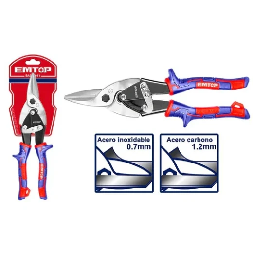 EMTOP EASP1041 10-inch Aviation Snip Straight 250mm EMTOP EASP1041 10-inch Aviation Snip Straight 250mm
