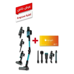 Cecotec Conga Rockstar 3500 Storm Pet Flex Cordless Upright Vacuum Cleaner, 500W BLDC Motor, 150 AW Suction Power, Up to 70 Min Runtime, Anti-Tangle Pet Brush and Flexible Tube, Includes 25 JOD Dumyah Voucher Card