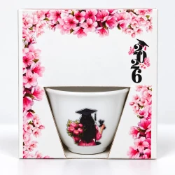 Personalized Coffee Cup with Custom Name and Design, Complete with Matching Custom Cardboard Packaging for Weddings, Baby Showers, Henna Gifts and Events