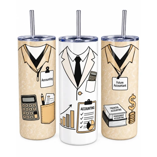 Custom Sublimation Accountant Tumbler 20oz, Personalized Thermal Travel Mug with Name & Design, Hot/Cold Insulated Cup Ideal for Graduation Gift Custom Sublimation Accountant Tumbler 20oz, Personalized Thermal Travel Mug with Name & Design, Hot/Cold Insulated Cup Ideal for Graduation Gift