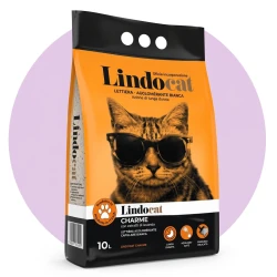 LindoCat Charme Cat Litter with Calendula and Amber Scent Coarse Granules 10 Liters