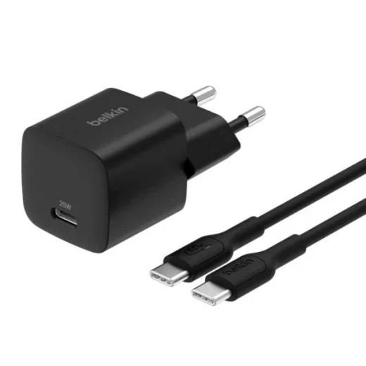 Belkin BoostCharge 25W 10000mAh Power Bank Set, Portable Fast Charger with Quick Charge Technology, LED Display for Charging Status, Includes USB-C Cable and Travel Pouch, High-Capacity Battery Pack for Multiple Charges, Ideal for Travel and Everyday Use - Belkin - Image 3