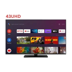 تلفزيون ذكي ايوا 43 بوصة بدقة 4K ألترا إتش دي، موديل 43QS8503UHD، لتجربة مشاهدة واضحة وتفاصيل دقيقة، مثالي لمتابعة الأفلام والمسلسلات والبرامج والاستمتاع بالمحتوى الترفيهي في المنزل