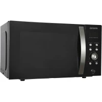 AIWA MW-230DG/BK 23L Microwave Oven with Grill, 800W Power and Electronic Control, Black, Ideal for Heating, Cooking and Grilling Food with Convenient Electronic Operation