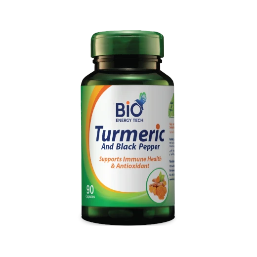 Bio Energy Tech Turmeric & Black Pepper Capsules 90 Capsules Bio Energy Tech Turmeric & Black Pepper Capsules 90 Capsules