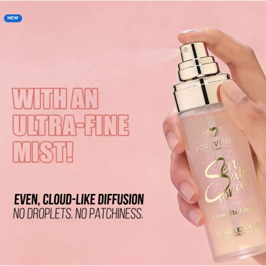 Forever52 Sensational Pearlescent Setting Spray SNS801, Makeup Setting Spray with a Pearlescent Finish, Designed to Set Makeup and Add a Radiant, Luminous Look to the Skin, Ideal for Everyday and Special Occasion Makeup Looks - Daily life forever52 - Image 2