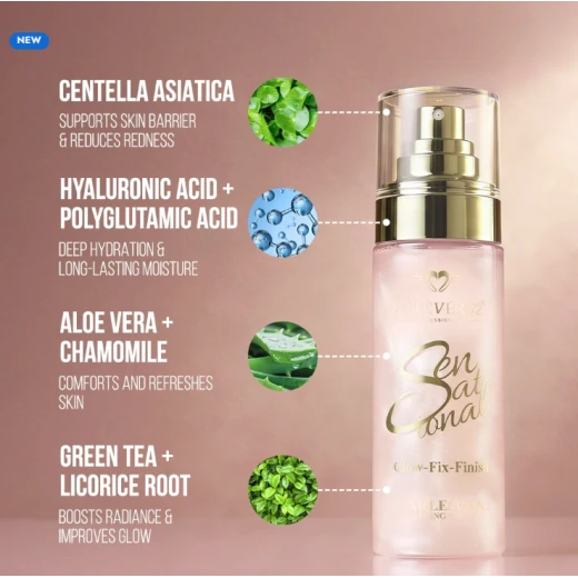 Forever52 Sensational Pearlescent Setting Spray SNS801, Makeup Setting Spray with a Pearlescent Finish, Designed to Set Makeup and Add a Radiant, Luminous Look to the Skin, Ideal for Everyday and Special Occasion Makeup Looks - Daily life forever52 - Image 3