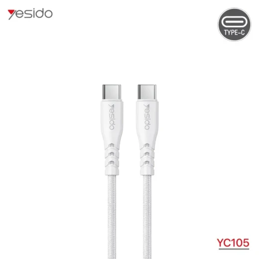 يسيدو YC105 شاحن USB-C بقوة 20 واط مع قابس أوروبي أبيض - يسيدو - Image 2