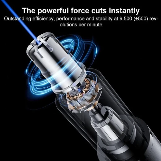 YESIDO MG25 Dual Blade Electric Nose Hair Trimmer, Black, Portable Nasal Hair Removal Shaver, Compact Design for Convenient Personal Grooming and Everyday Use - Yesido - Image 8