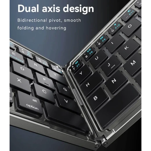 YESIDO KB27 Ultra-Slim Mini Bluetooth Keyboard, Two-Fold Portable Design, Seamless Wireless Connectivity, Multi-OS Compatibility with Windows, macOS and iOS, Ideal for Travel and Everyday Use - Yesido - Image 6