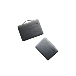 YESIDO WB29 Laptop Bag, Fits Laptops up to 14 Inches, 600D Polyester Material, Grey, Practical and Lightweight Laptop Carrying Bag for Work, Study and Everyday Travel