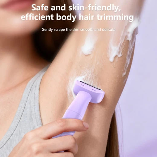 YESIDO MG26 3-in-1 Multi-Functional Body Hair Trimmer, Purple, IPX6 Waterproof, Suitable for Wet and Dry Use, Up to 90 Minutes of Runtime for Shaving, Trimming and Personal Grooming - Yesido - Image 6