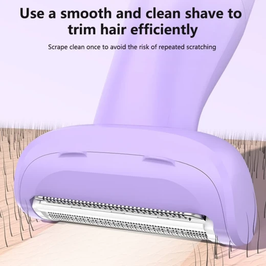 YESIDO MG26 3-in-1 Multi-Functional Body Hair Trimmer, Purple, IPX6 Waterproof, Suitable for Wet and Dry Use, Up to 90 Minutes of Runtime for Shaving, Trimming and Personal Grooming - Yesido - Image 7