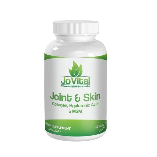 Jovital Joint and Skin Advanced Dietary Supplement for Mobility and Tissue Care, Collagen and Cartilage Support Formula to Reduce Stiffness and Enhance Radiance, 60 Capsules