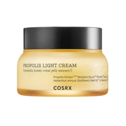COSRX Full Fit Propolis Light Cream 65ml, Lightweight Facial Moisturizer Enriched with Propolis Extract to Hydrate and Nourish Skin, Enhance Smoothness and Radiance, and Promote a Healthy-Looking Complexion