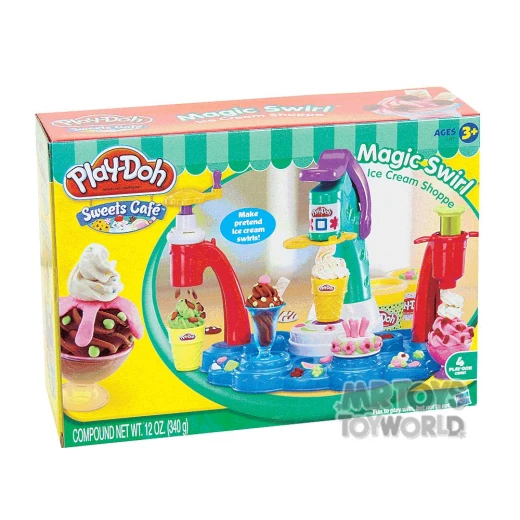 Play-Doh Magic Swirl Ice-Cream Shoppe - بلاي دوه - Image 2