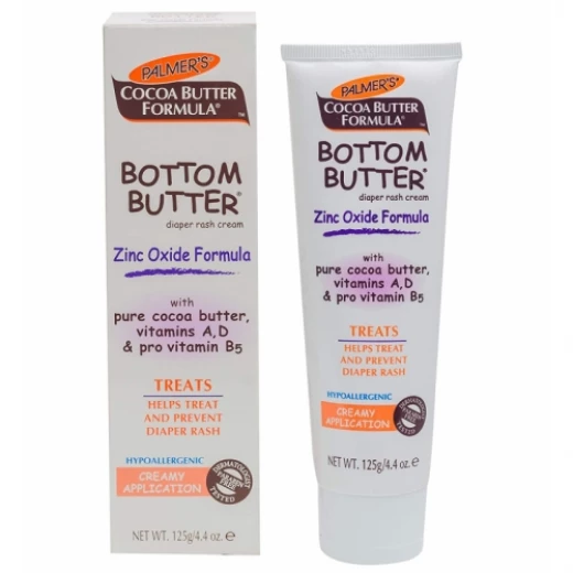 Palmer’s Baby Bottom Butter with Zinc 125g – Diaper Rash Treatment, Soothes and Protects Sensitive Baby Skin, Helps Prevent and Heal Diaper Rash, Gentle Formula Ideal for Daily Use. Palmer’s Baby Bottom Butter with Zinc 125g – Diaper Rash Treatment, Soothes and Protects Sensitive Baby Skin, Helps Prevent and Heal Diaper Rash, Gentle Formula Ideal for Daily Use.