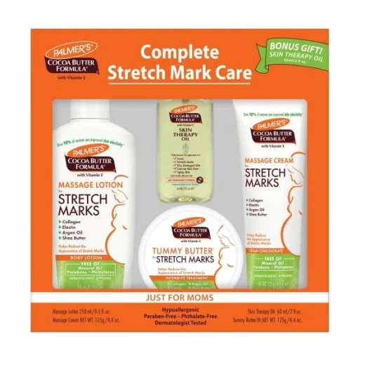 Palmer’s Cocoa Butter Formula Complete Stretch Mark Care Kit – Pregnancy Skincare Set, Helps Improve Skin Elasticity, Moisturizes Deeply, and Reduces the Appearance of Stretch Marks for Smooth, Healthy Skin. Palmer’s Cocoa Butter Formula Complete Stretch Mark Care Kit – Pregnancy Skincare Set, Helps Improve Skin Elasticity, Moisturizes Deeply, and Reduces the Appearance of Stretch Marks for Smooth, Healthy Skin.