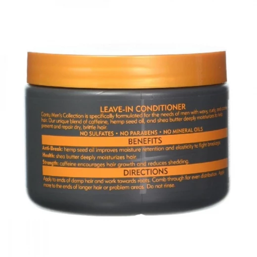 Cantu Men's Leave-in Rinse-Out Conditioner Shea Butter 368g, Softens & Smooths - Cantu - Image 2