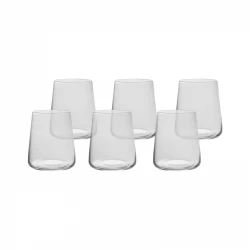 Karaca Krs 6-Piece Clear Glass Tumbler Set 380ml