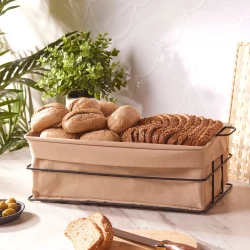 Karaca Fonte Cream Bread Basket - Stylish Kitchen Storage