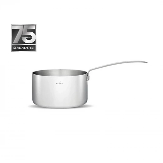 قدر طهي Karaca 3Ply PowerSteel 316+ من الفولاذ المقاوم للصدأ، 10 سم، فضي قدر طهي Karaca 3Ply PowerSteel 316+ من الفولاذ المقاوم للصدأ، 10 سم، فضي