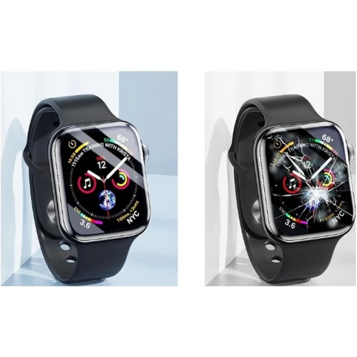 واقي شاشة وي وو Ivista لساعة Apple Watch 38mm - شفاف، مقاوم للخدش - وي وُو - Image 5