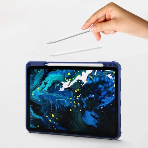 حافظة وي وو ميكا دوارة لجهاز iPad مقاس 10.2/10.5 بوصة غطاء أزرق للتابلت - وي وُو - Image 3