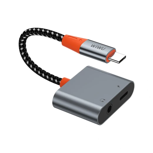 محول صوت وي وو LT010 USB-C: USB-C إلى 3.5 ملم وشحن - وي وُو - Image 2
