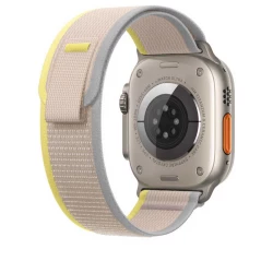 Wiwu Trail Loop Apple Watch 44mm Nylon Band White/Yellow