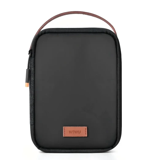 حقيبة تنظيم ملحقات WIWU Minimalist Travel Pouch، تصميم مدمج لمعدات التقنية، خامة مقاومة للماء وجيوب قابلة للتعديل للمسافرين - وي وُو - Image 2