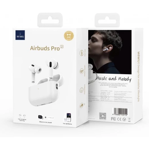سماعات Wiwu Airbuds Pro اللاسلكية مع علبة شحن - صوت وراحة محسّنة - وي وُو - Image 7