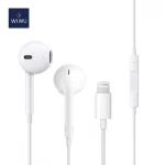 سماعات أذن سلكية WiWU EB302 Lightning بيضاء - تشغيل فوري - وي وُو